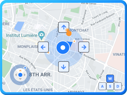 360-degree Directions gif