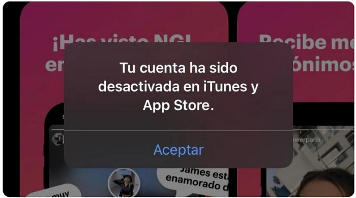 [4 Soluciones] Tu cuenta ha sido desactivada en iTunes y App Store