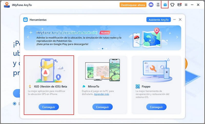 falsear ubicación Pokémon Go en iPhone con iGo