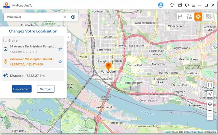 changer la localisation sur Snapchat iPhone