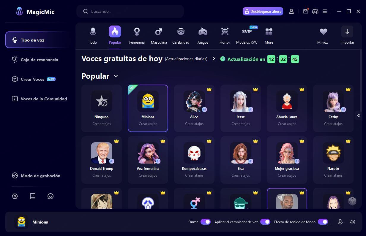 descargar distorsionador de voz para llamadas - iMyFone MagicMic