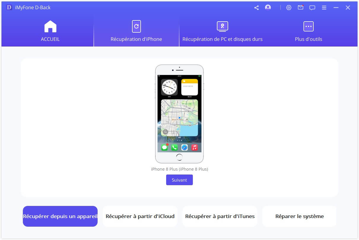 connectez votre appareil