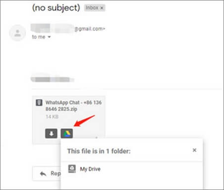 descargar archivo adjunto de email a google drive