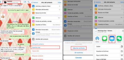 exportar chats de whatsapp a gmail