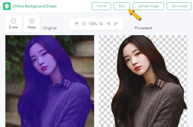 online photo editor change background