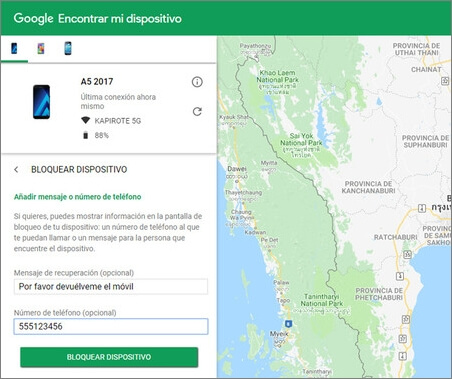 Desbloquear móvil bloqueado por Encontrar Mi Dispositivo