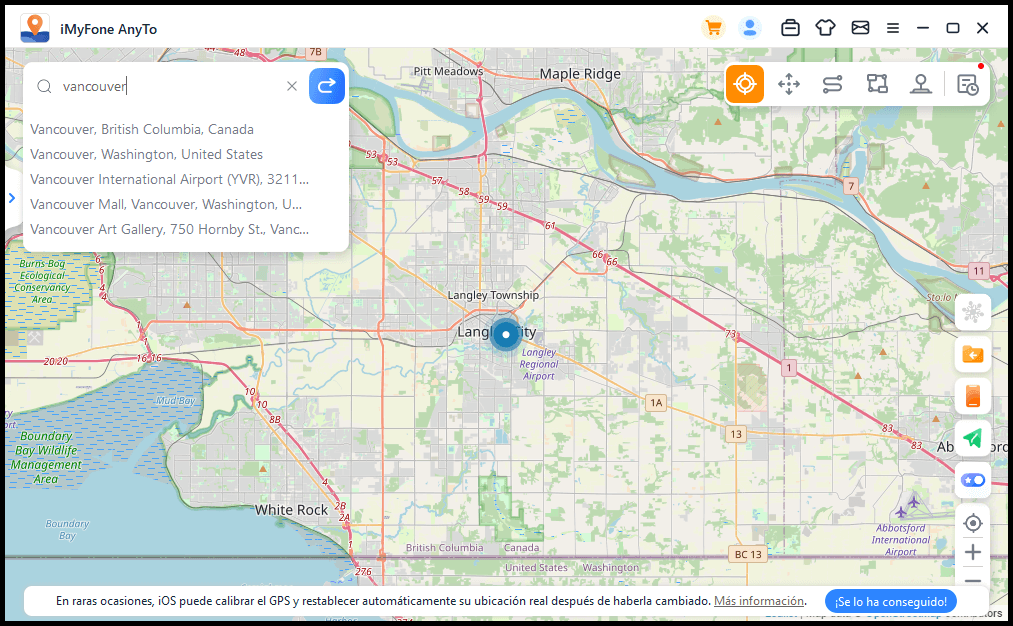 seleccionar el modo de teletransporte