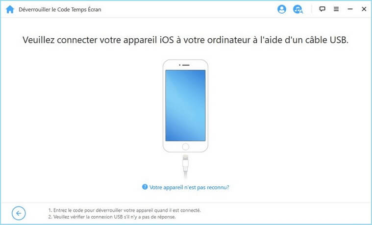 connecter l'iPhone à l'ordinateur