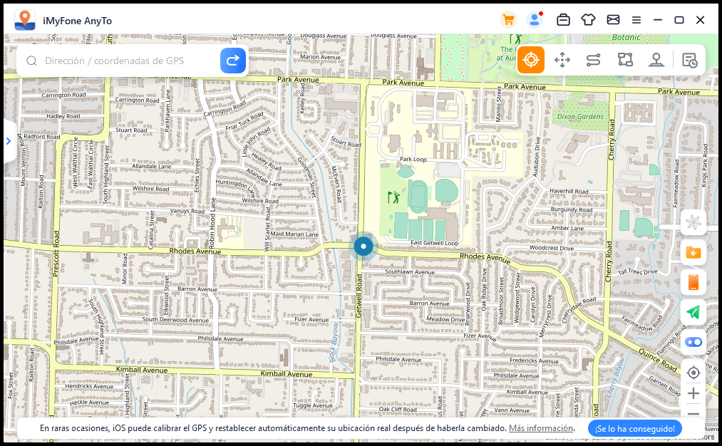 introduce una direccion donde quiere teletransportar