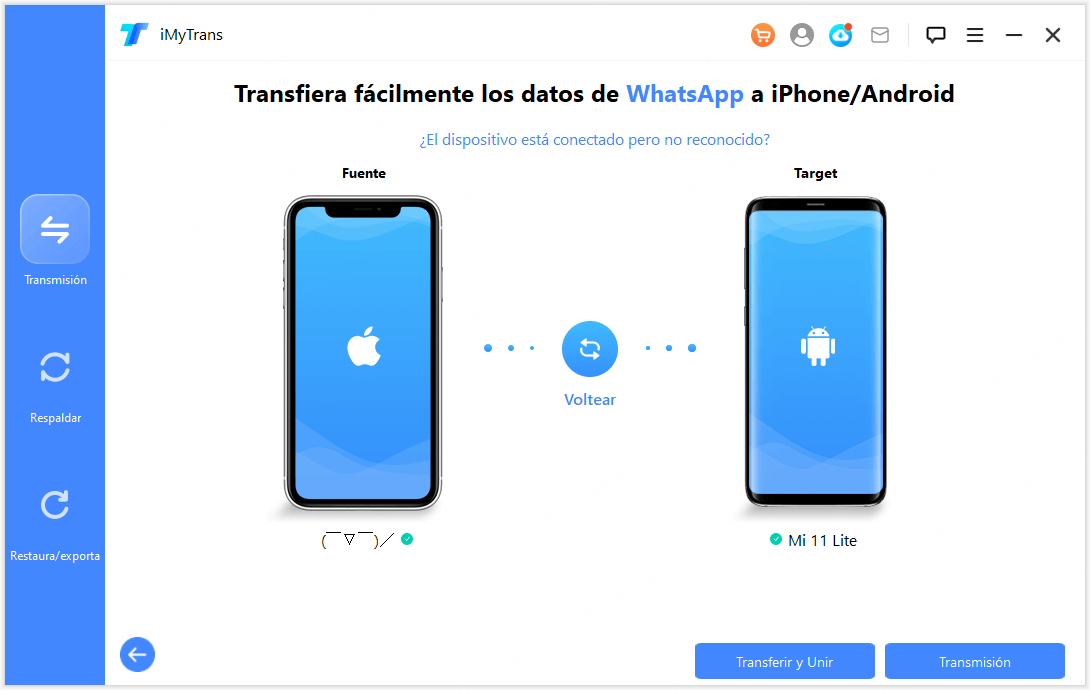 Conecta el dispositivo