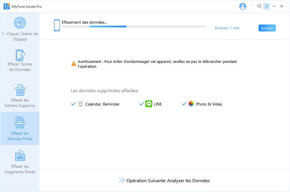 sélectionner et effacer définitivement