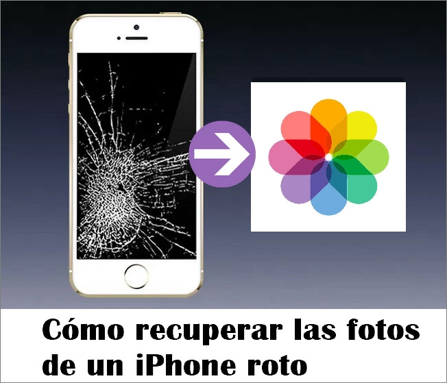 Cómo recuperar las fotos de un iPhone roto con/ sin copia de seguridad