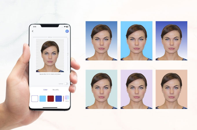 change id photo background color 