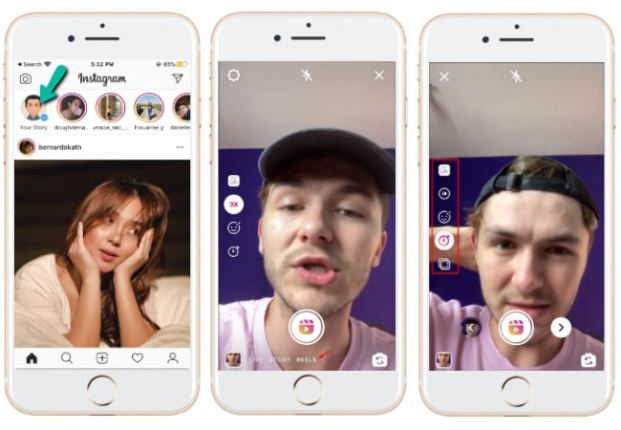 add text to reels video with phreels