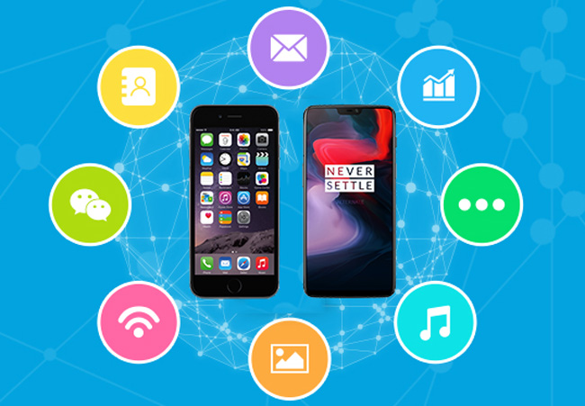 transfer data form iPhone to OnePlus 6T