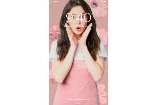 make your own iPhone wallpaper