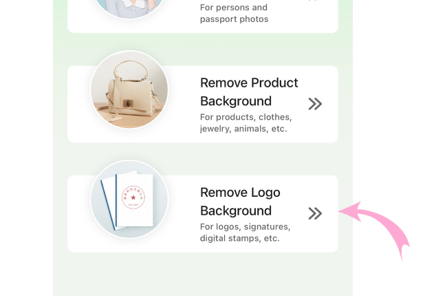 signature background to white