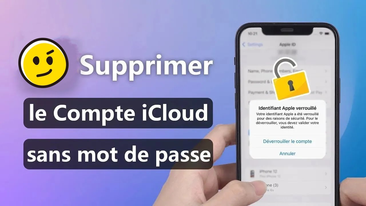 logiciel pour supprimer le compte iCloud