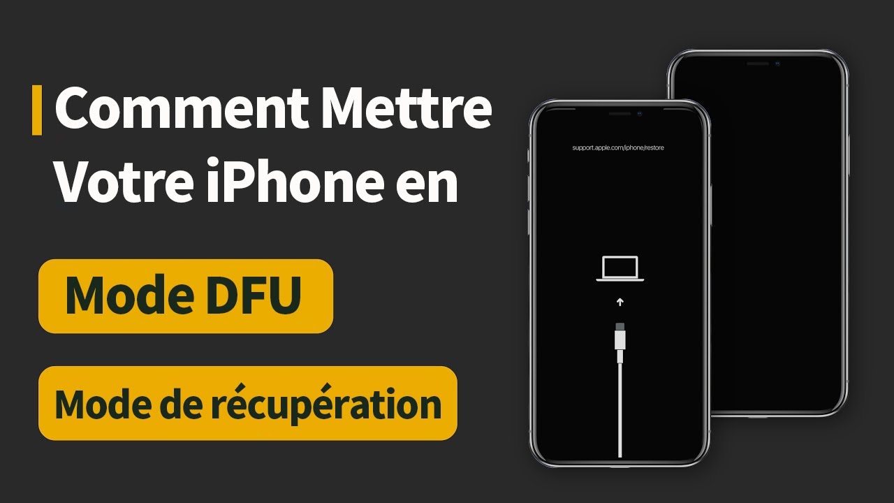 comment entrer le mode de récupération d'un iPhone