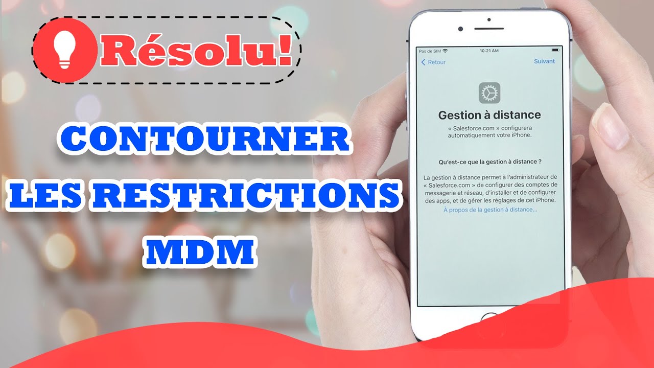 supprimer la gestion à distance iPhone iPad