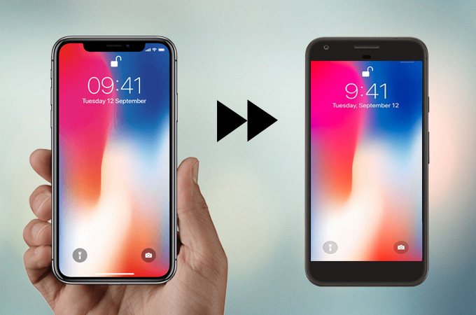 mirror iphone x to android