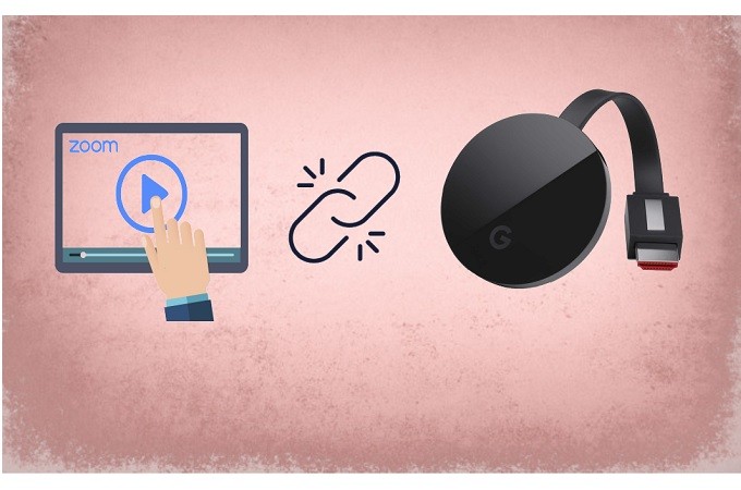 mirror zoom meeting to Chromecast