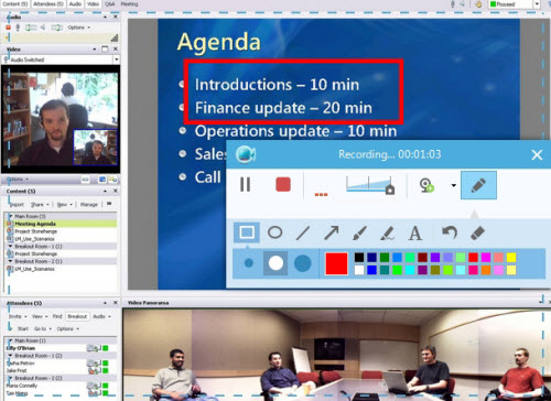 live meeting recording