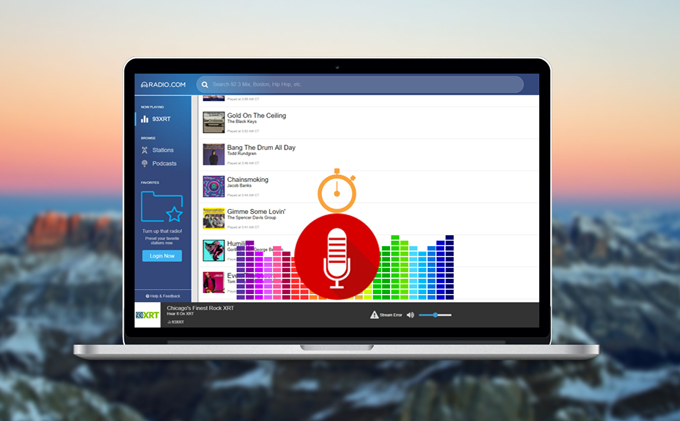 Schedule Recording Internet Radio