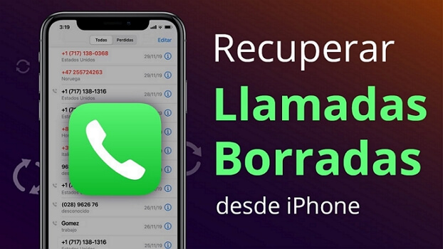 Recuperar llamadas borradas en iPhone con/sin copia de seguridad