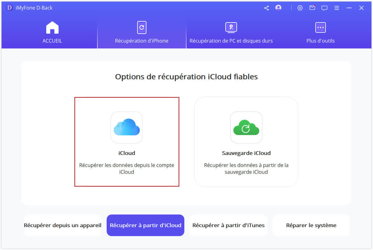 récupération de l'application Photo Vault depuis iCloud