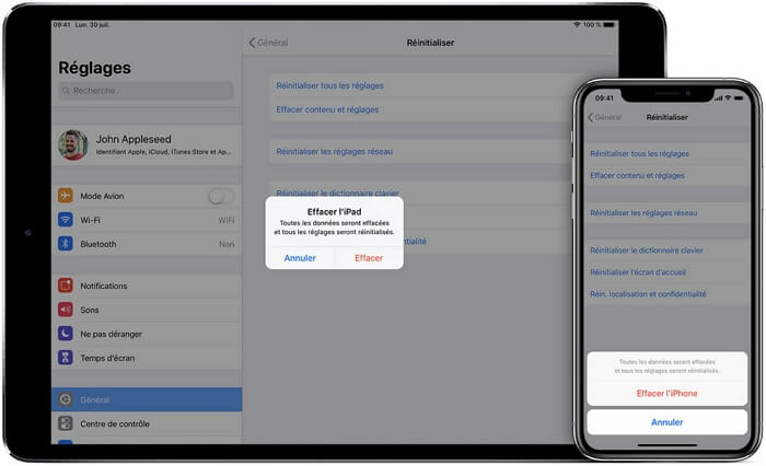 [Résolu] Comment réinitialiser iPad sans code / sans ordinateur ?