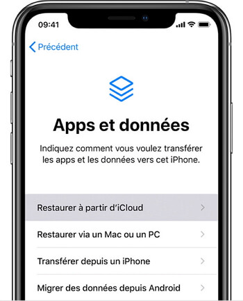 récupérer les photos disparues de la galerie à partir d'iCloud