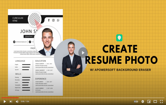 resume photo youtube