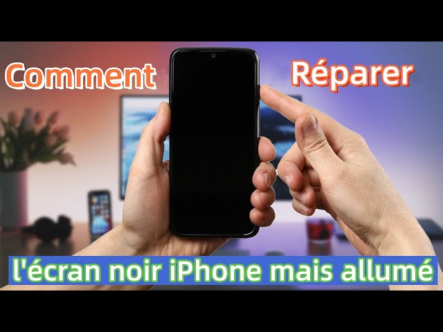 écran noir iPhone x/11/12/se mais allumé