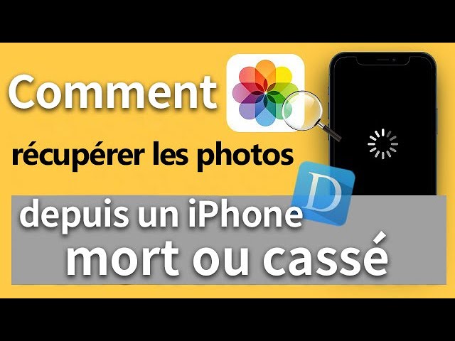 récupérer les photos iPhone cassé