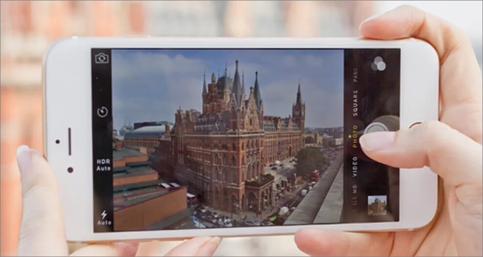 tomar fotos con iPhone