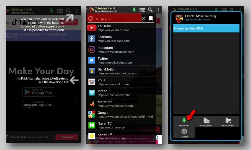 tubemate download musically video
