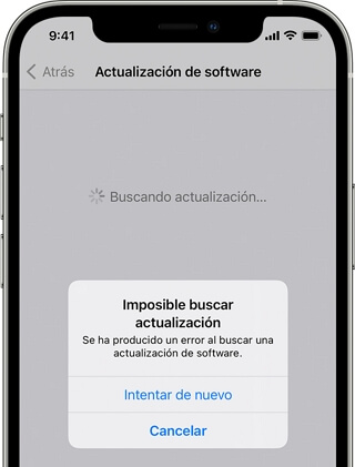 [7 Soluciones] Imposible buscar actualización iPhone (iOS 26)