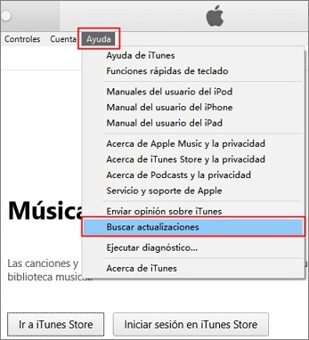 actualizar iTunes en Windows