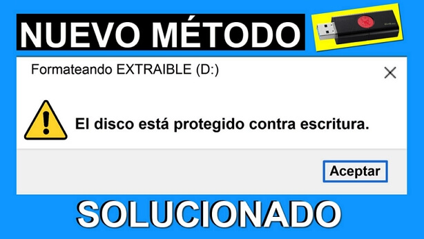 4 Formas - Quitar protección contra escritura USB Windows 11