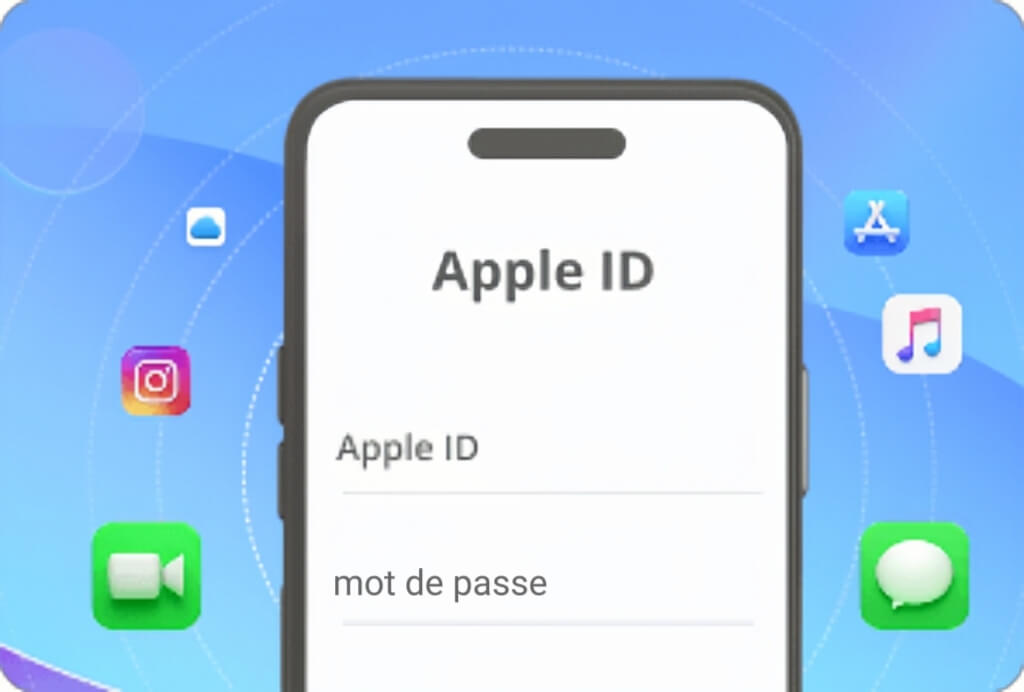 Supprimer l'identifiant Apple et le mot de passe