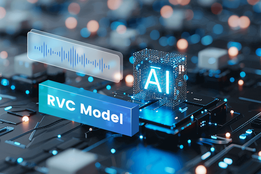 Changeur de voix avec des modèle vocaux RVC AI