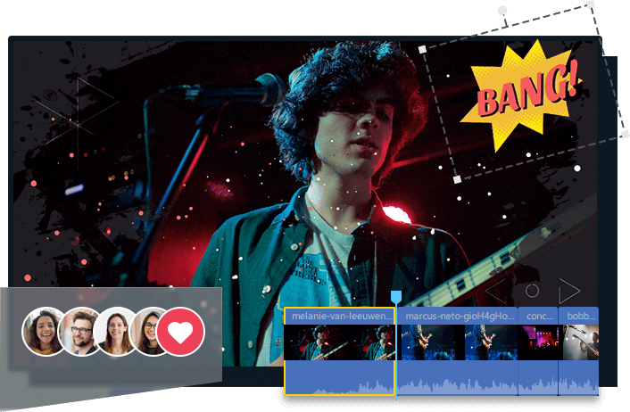 filme éditeur de vidéo rapide