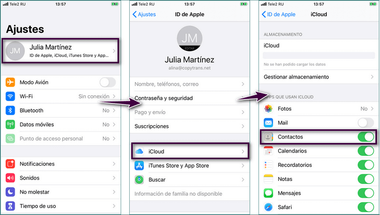 [6 Formas] Cómo Pasar Contactos de un iPhone a otro