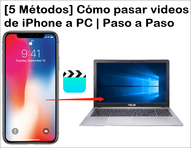 [5 Métodos] Cómo pasar videos de iPhone a PC | Paso a Paso