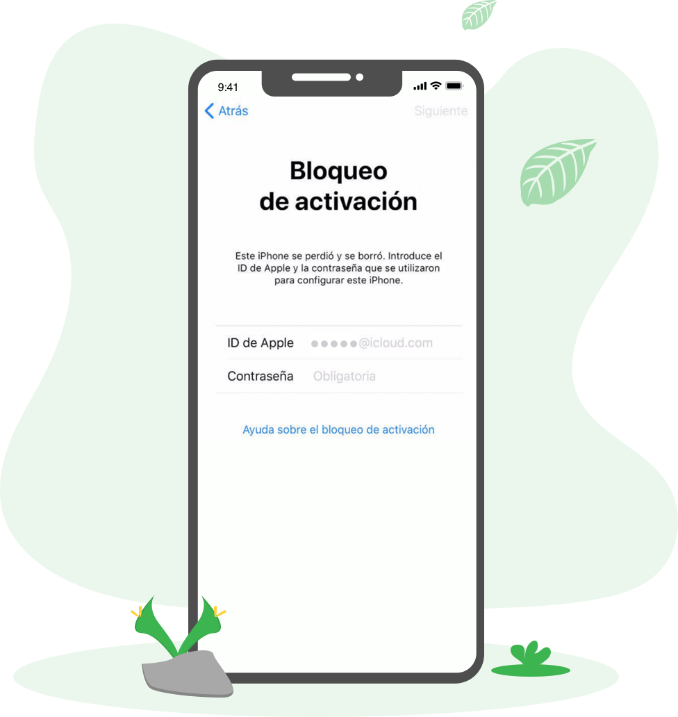 bloqueo de activación de iCloud