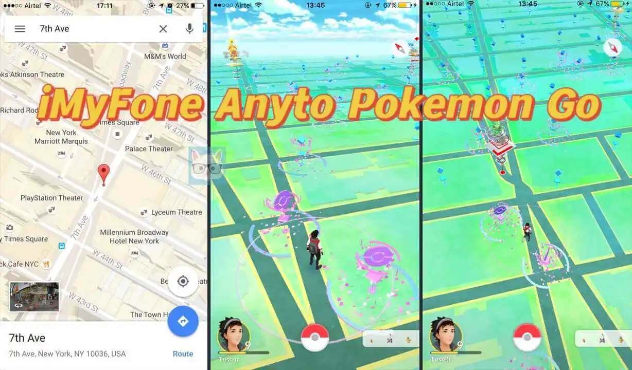 se déplacer dans pokémon go sans bouger sur ios/Android avec AnyTo