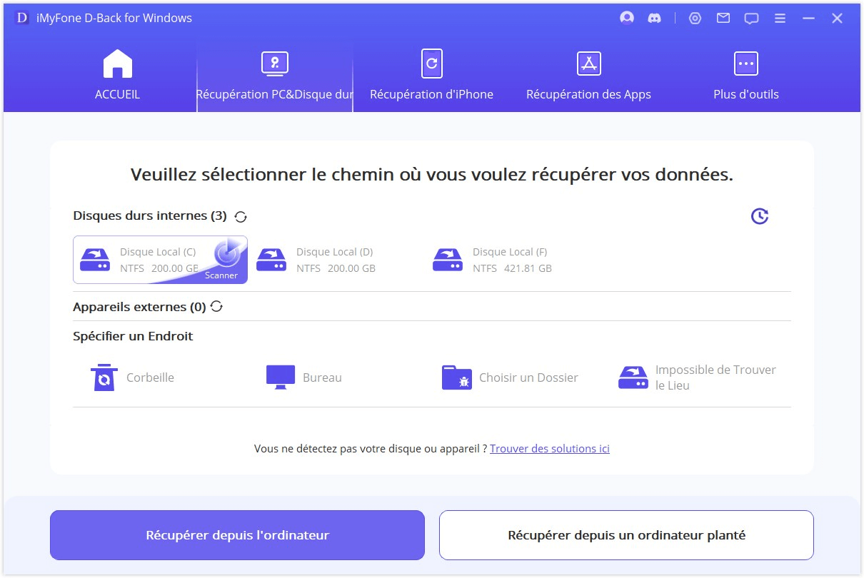 Récupération de données gratuite | Est-ce que iMyFone D-Back for PC propose une récupération de données gratuite ?