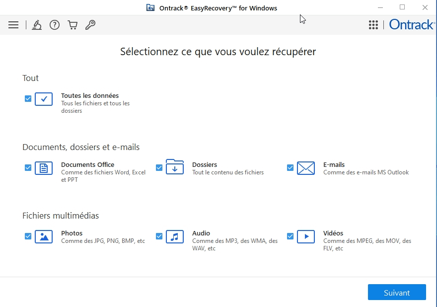 Avis d'Ontrack EasyRecovery et son alternative