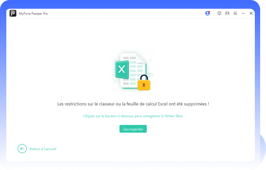 Déblocage réussi de l'édition des restrictions de fichiers